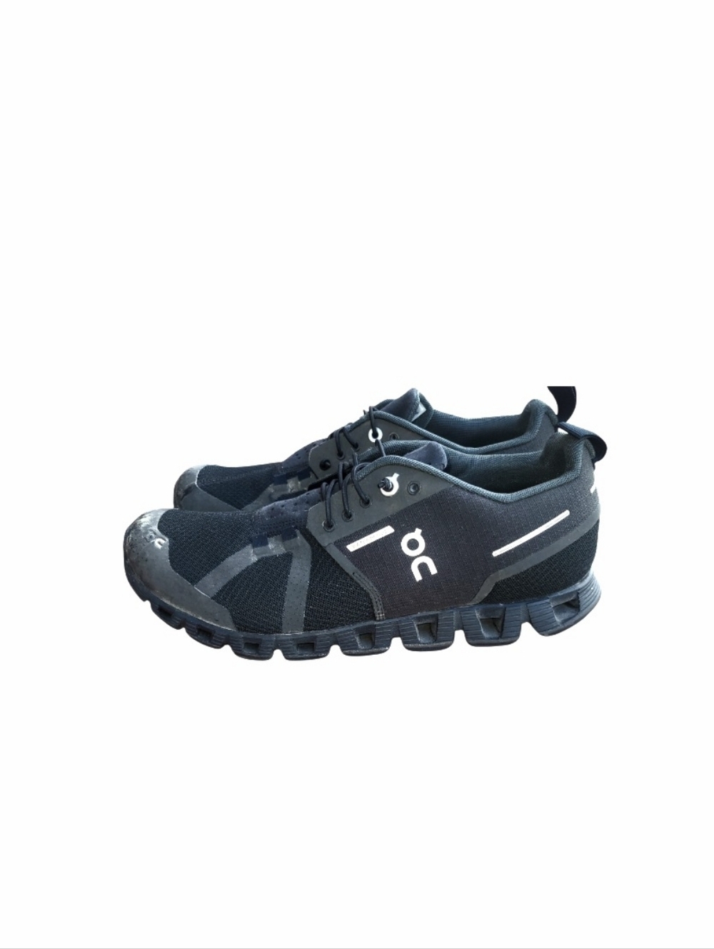 On Running Cloud 6 Black Athletic Jog Walk Tennis Sneaker Water Shoe Men 8.5 - Picture 2 of 13